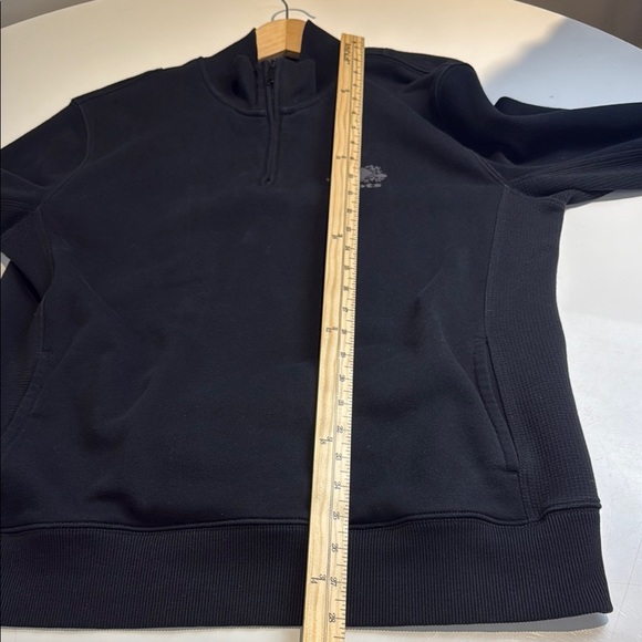Roots Black 1/4 Zip Up Sweatshirt Size Large - Picture 5 of 6